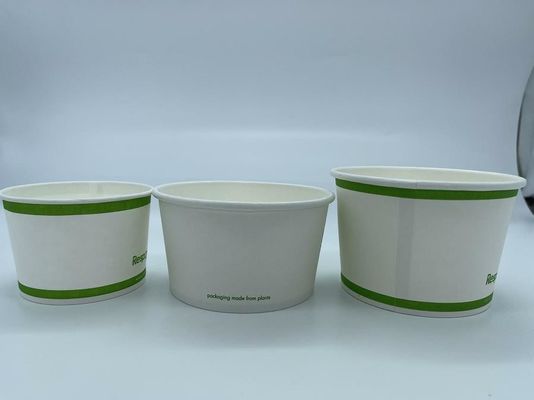 Kemasan Makanan Biodegradable Kustom Mangkuk Sup Sekali Pakai Disesuaikan Dicetak