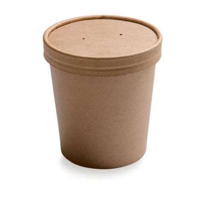 Cangkir kopi Kertas Kompos Pencetakan Flexo sekali pakai untuk minuman panas