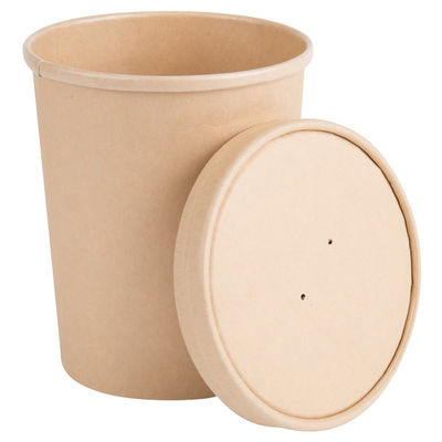 300g Sekali Pakai Dapat Didaur Ulang Brown Kraft Single Wall Paper Cup Blank Fan Bag Custom Customized Logo Paper Cups