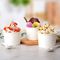 Disesuaikan Murah Kertas Sekali Pakai Ice Cream Cup Buah Mengambil Biodegradable 12 Oz Disposable Bowl