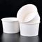 22oz Desain Terbaru Logo Kustom Mangkuk Makan Siang Kertas Sup Putih Mengambil Mangkuk Wadah Makanan Kertas Kerajinan Mangkuk