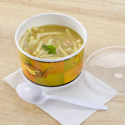 Disposable Food Grade Biodegradable Eco Paper 22oz Disposable Paper Bowls