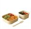 Square Take Away Food Packaging Paper Bowl Sekali Pakai Ramah Lingkungan 750ml