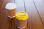Bio-Degradable Take Away 16oz Kraft Ripple Paper Coffee Cups Untuk Minum Panas