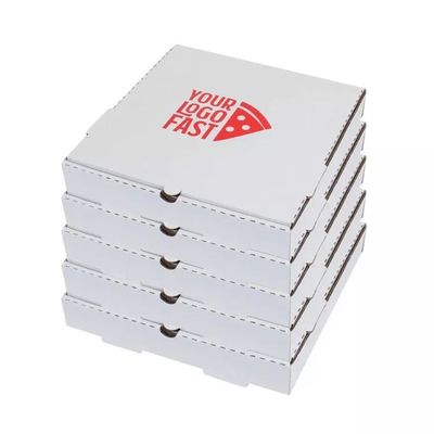 8in Custom Printing Corrugated Pizza Packing Box Takeaway Brown Pizza Box