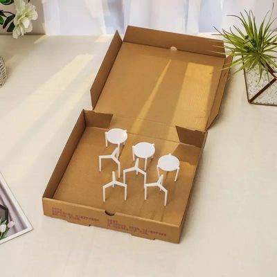 8in Custom Printing Corrugated Pizza Packing Box Takeaway Brown Pizza Box