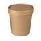 Kraft PE Coating Disposable Bio-Degradable Paper Coffee Cups Untuk Minum Panas