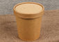 Mangkuk Sup Kertas Sekali Pakai Menebal Mengambil Cangkir Bubur Dengan Tutup