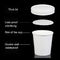 8-32oz Paper Soup Cup Dengan Tutup Mangkuk Sup Kertas Sekali Pakai Dijual